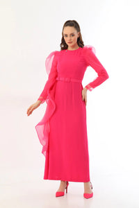 S&D Frida Dress Fuchia