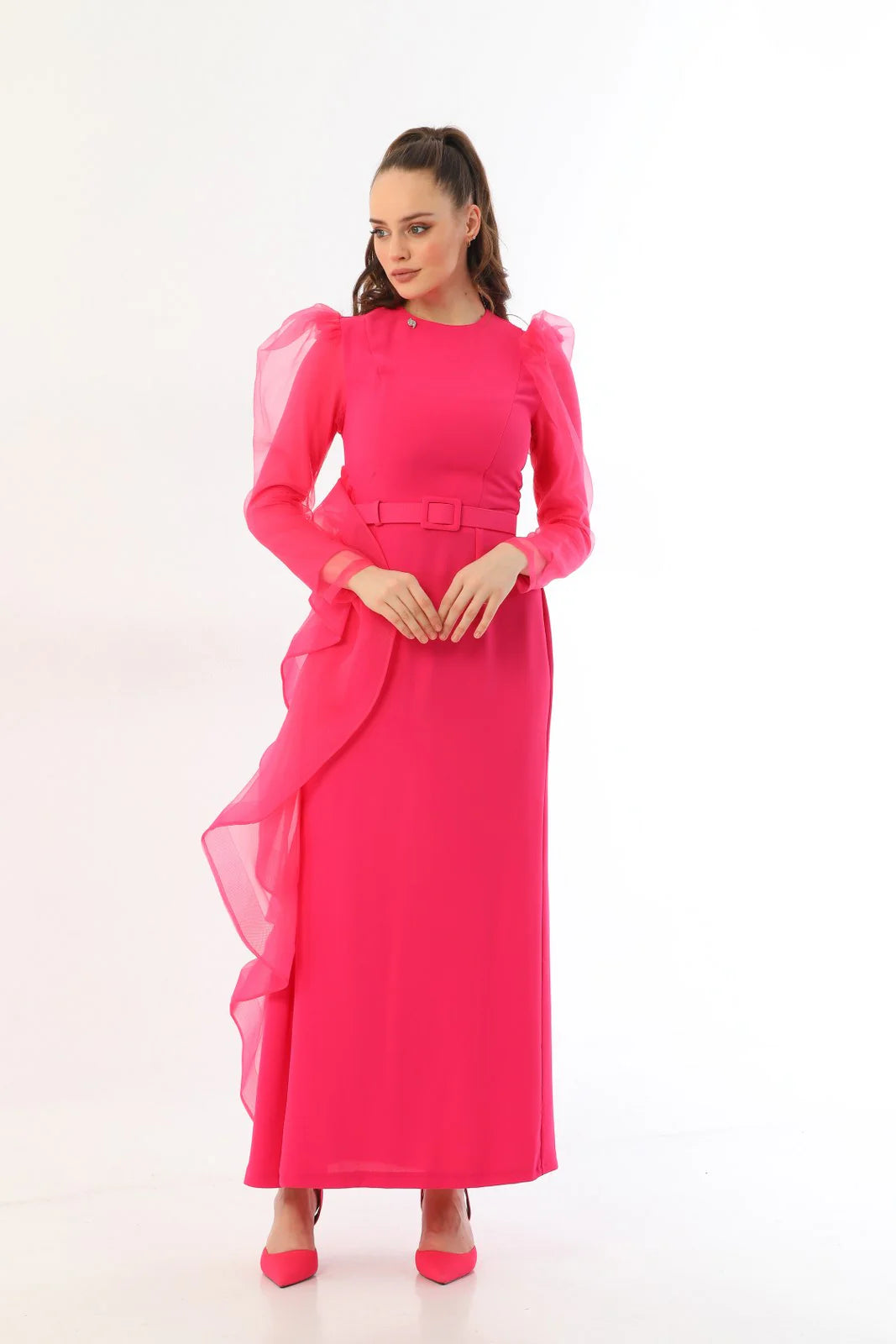 S&D Frida Dress Fuchia