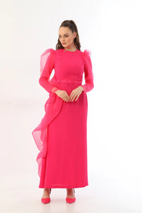 S&D Frida Dress Fuchia