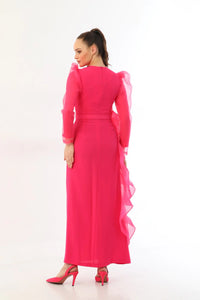 S&D Frida Dress Fuchia