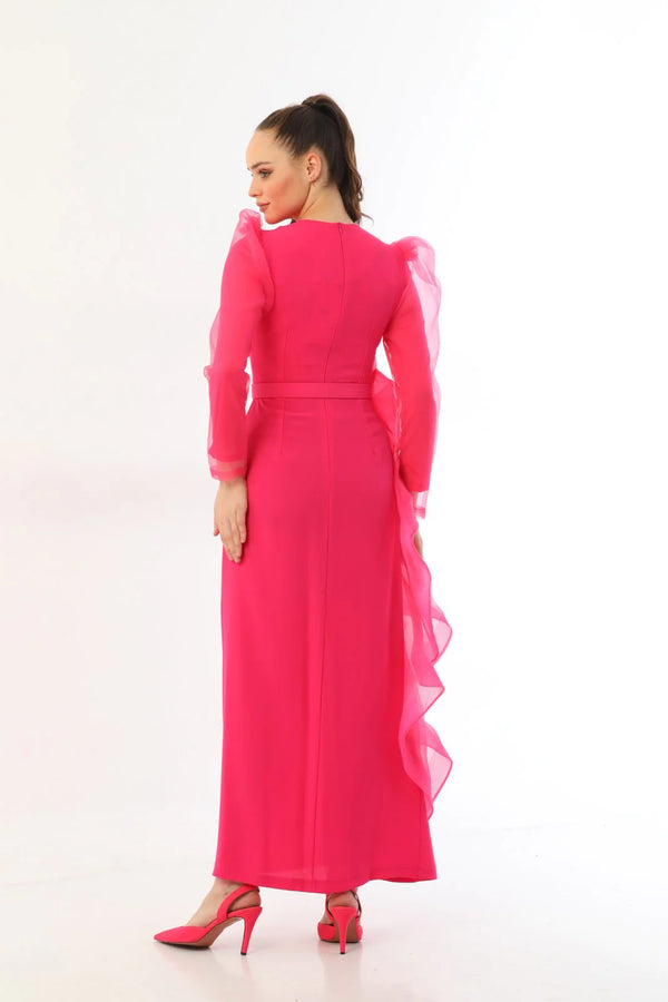S&D Frida Dress Fuchia