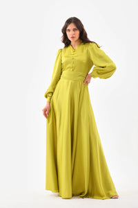 DMN Amaya Dress Pistachio Green