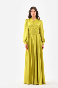 DMN Amaya Dress Pistachio Green