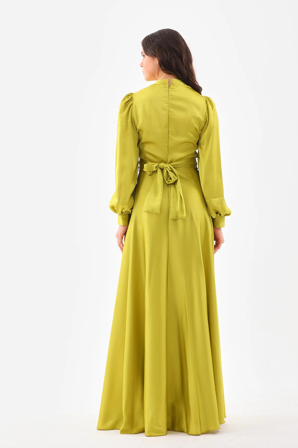 DMN Amaya Dress Pistachio Green