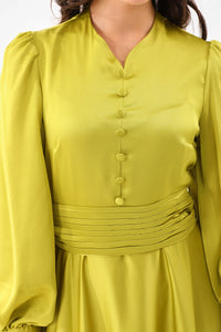 DMN Amaya Dress Pistachio Green