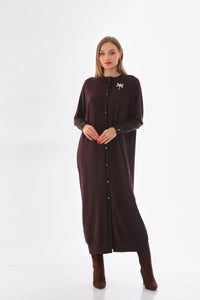 Invee 6898 Cardigan Brown