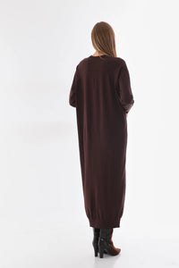 Invee 6898 Cardigan Brown
