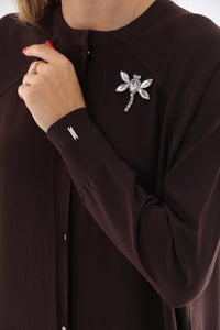 Invee 6898 Cardigan Brown