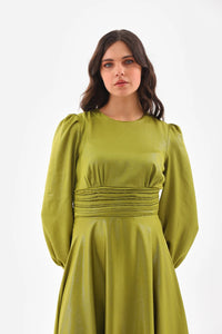 DMN River Dress Pistachio Green