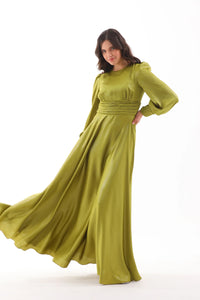 DMN River Dress Pistachio Green