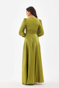 DMN River Dress Pistachio Green