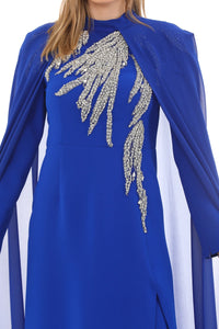 D&T Fabulous Dress Sax Blue