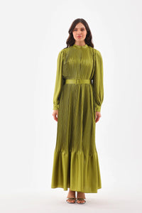 DMN Amara Dress Oil Green