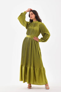 DMN Amara Dress Oil Green