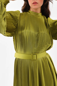 DMN Amara Dress Oil Green