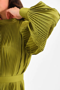 DMN Amara Dress Oil Green