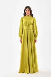 DMN Reese Dress Pistachio Green