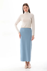 NLW Pencil Skirt Light Blue