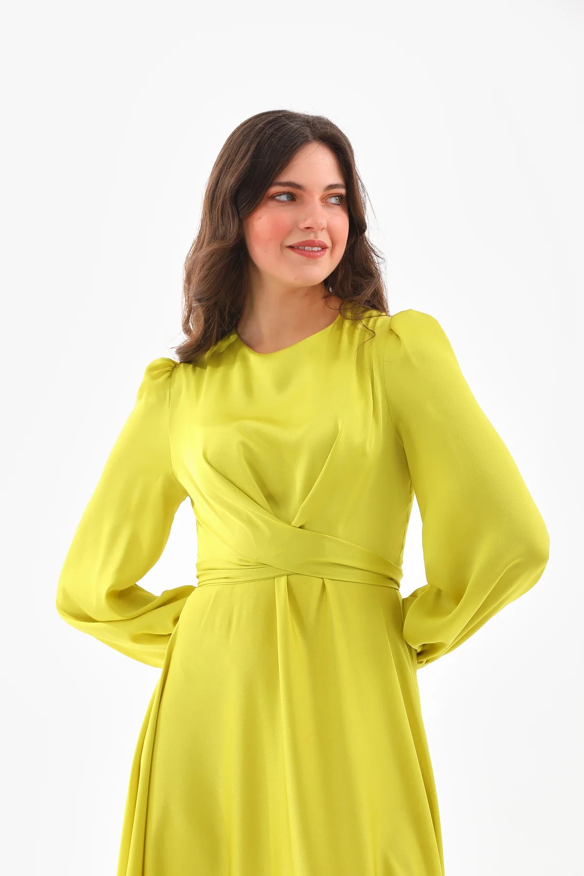 DMN Emma Dress Pistachio Green