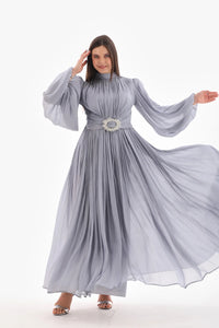 T&Y Grazia Dress Gray