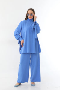 MPH Suzane 2 Piece Set Blue