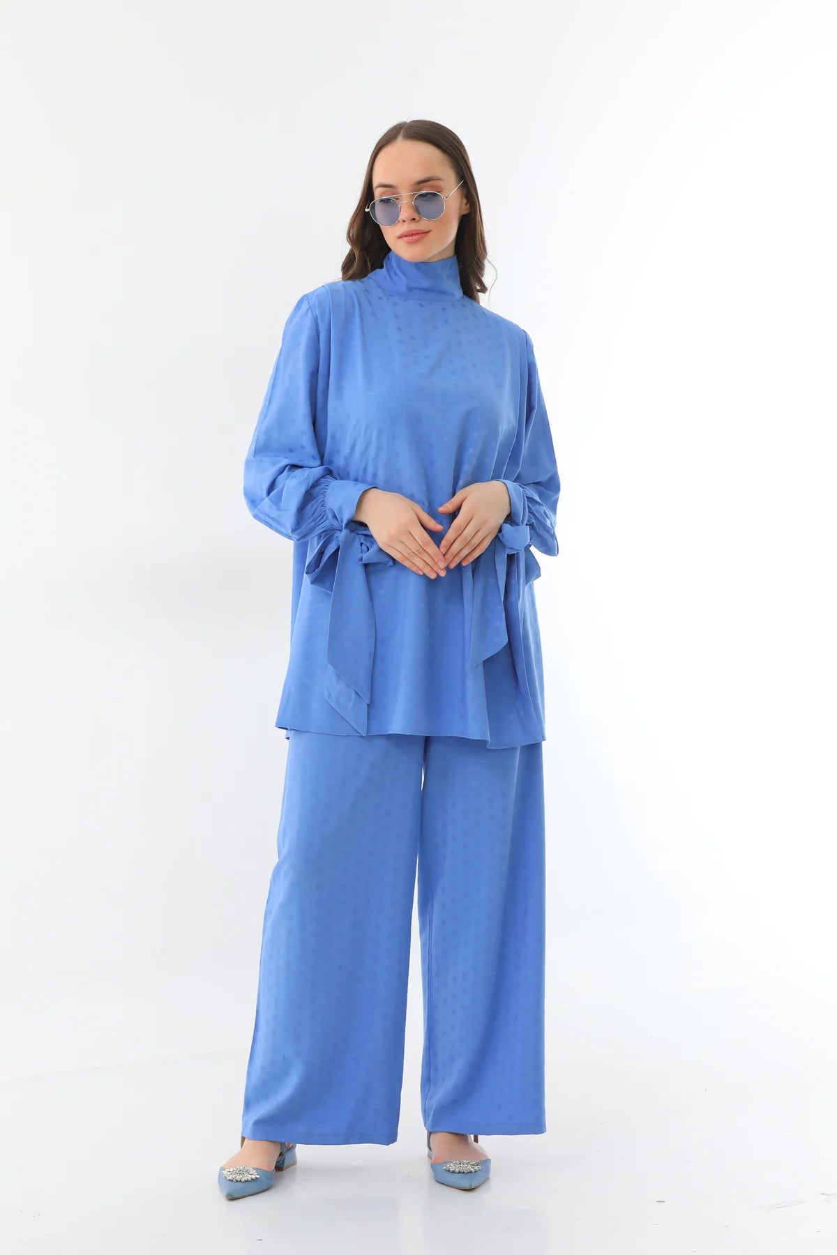 MPH Suzane 2 Piece Set Blue
