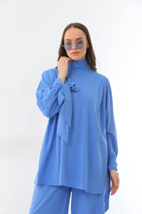 MPH Suzane 2 Piece Set Blue