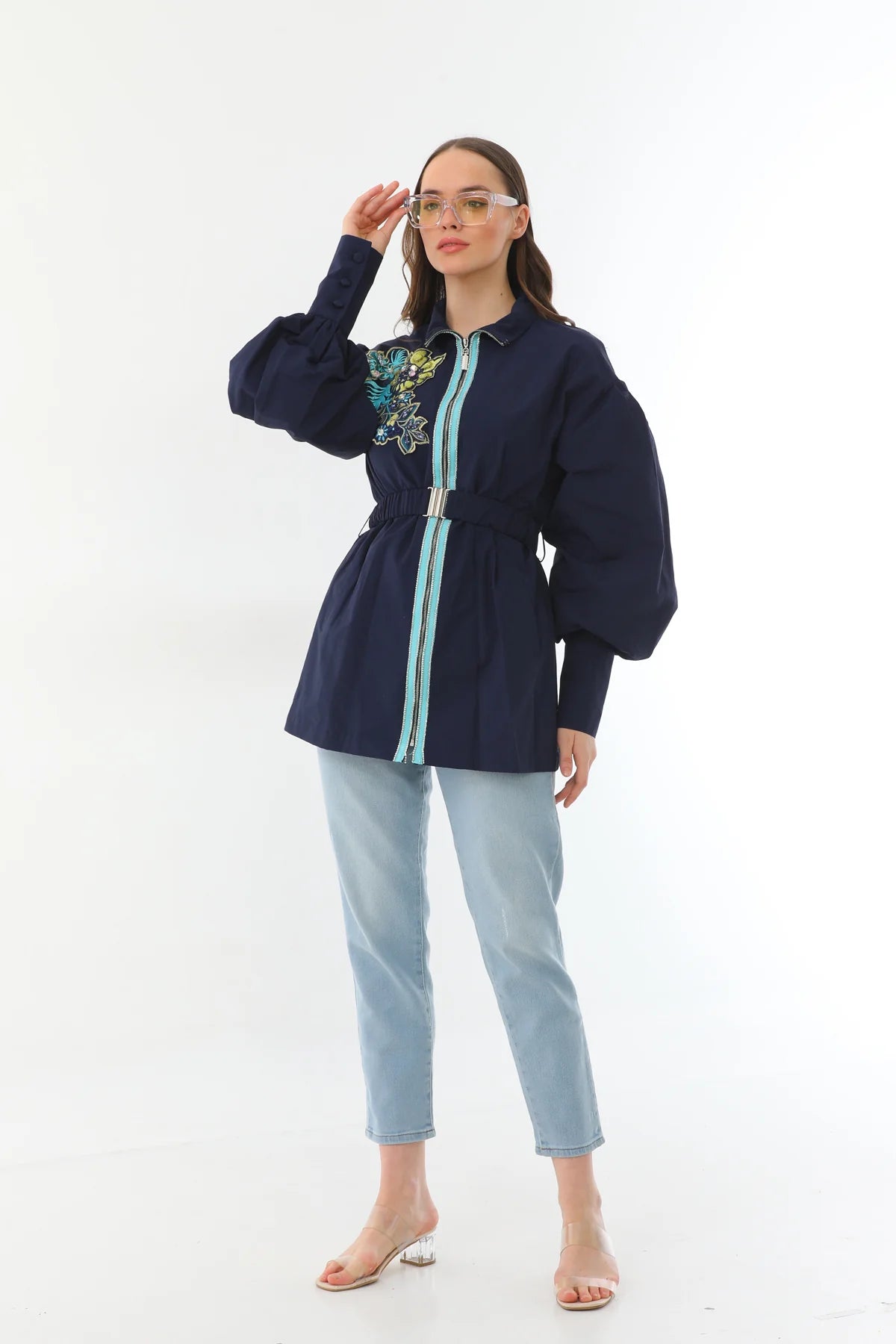 SRP Lillian Jacket Navy Blue