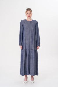 MUS Harper Abaya Navy Blue