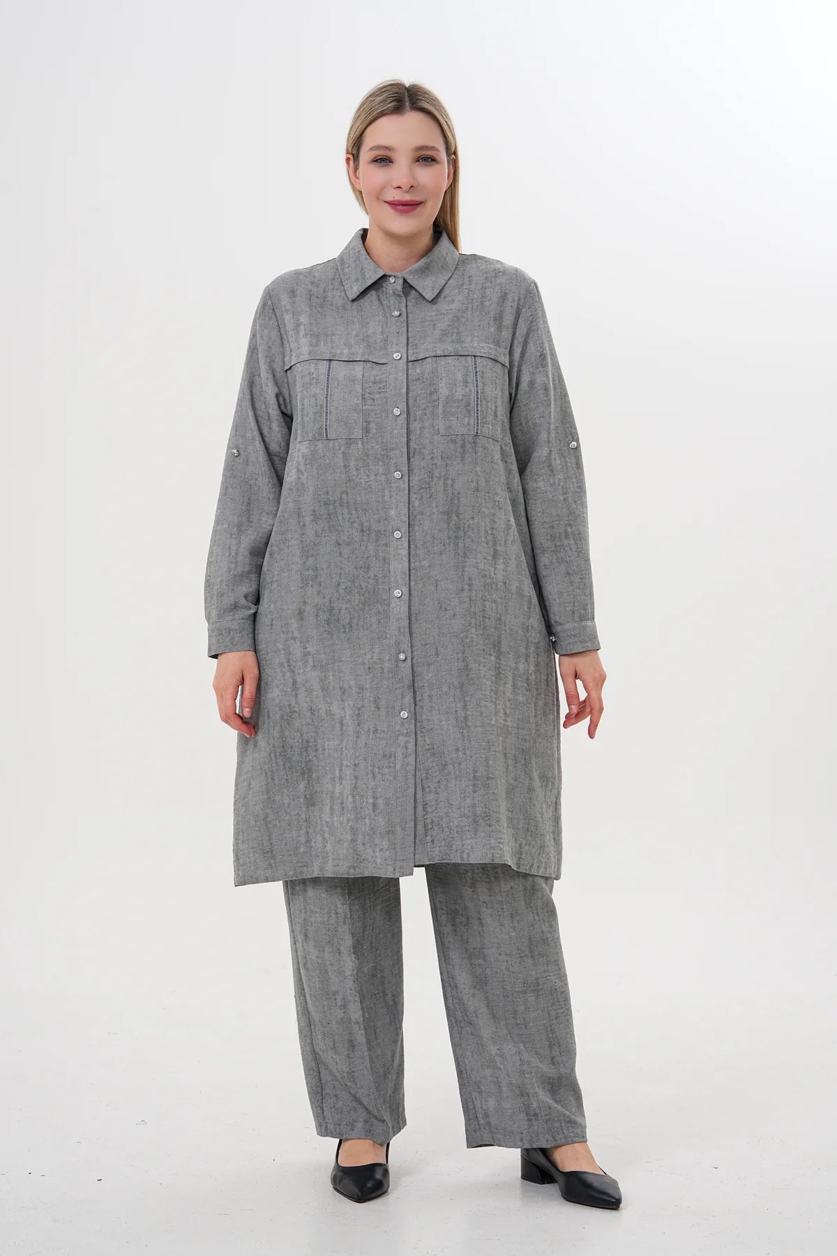 O&F Aisha Set Gray