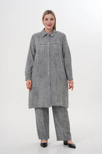 O&F Aisha Set Gray