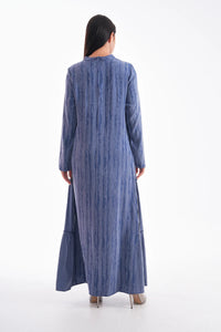 A&W Qupra Side Zip Dress Indigo