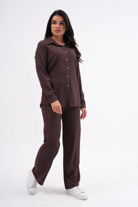 KFTN Crash Fabric Set Brown