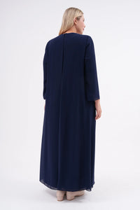 CZG Brilliant Dress Navy Blue