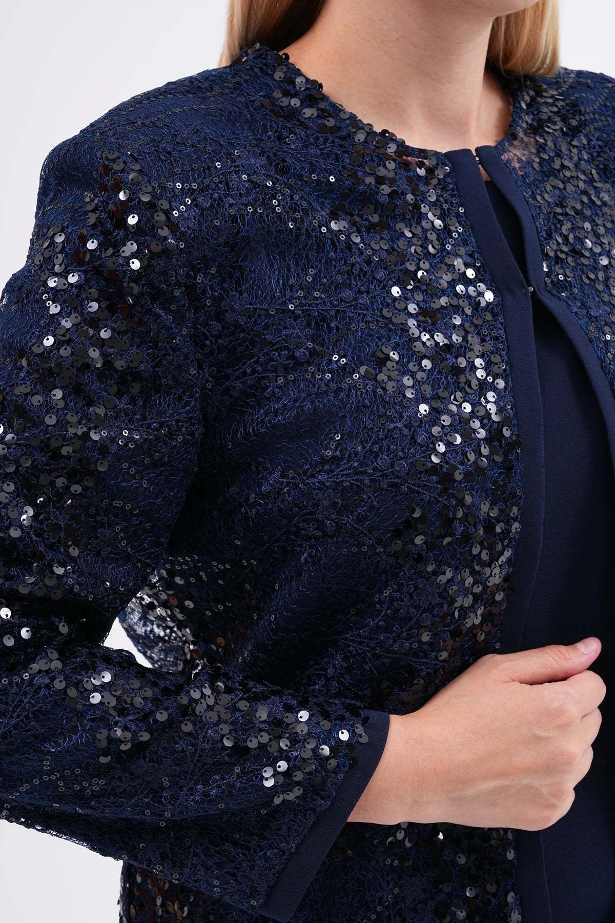 CZG Zeliha 2 Pc Set Navy Blue