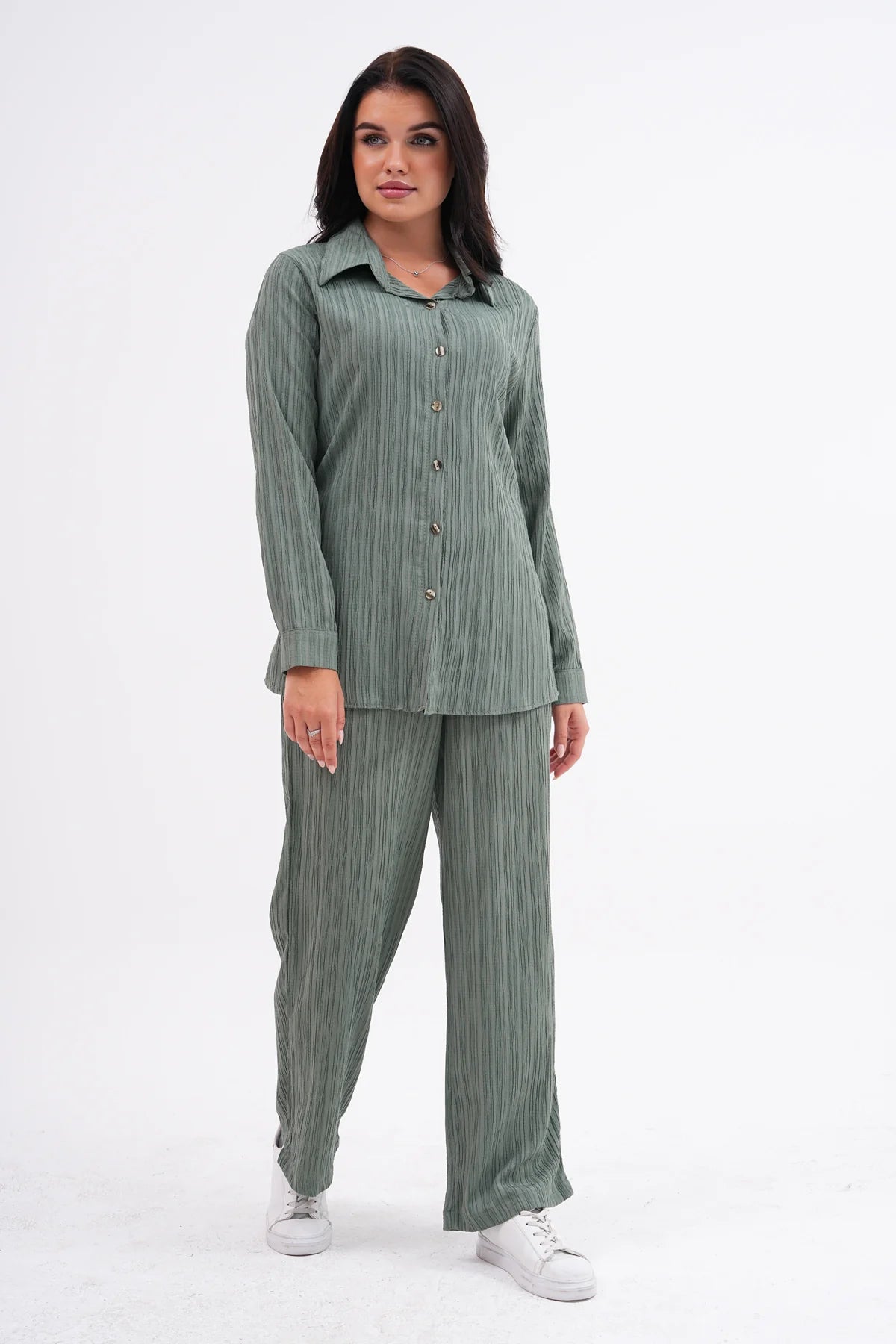 KFTN Crash Fabric Set Almond Green
