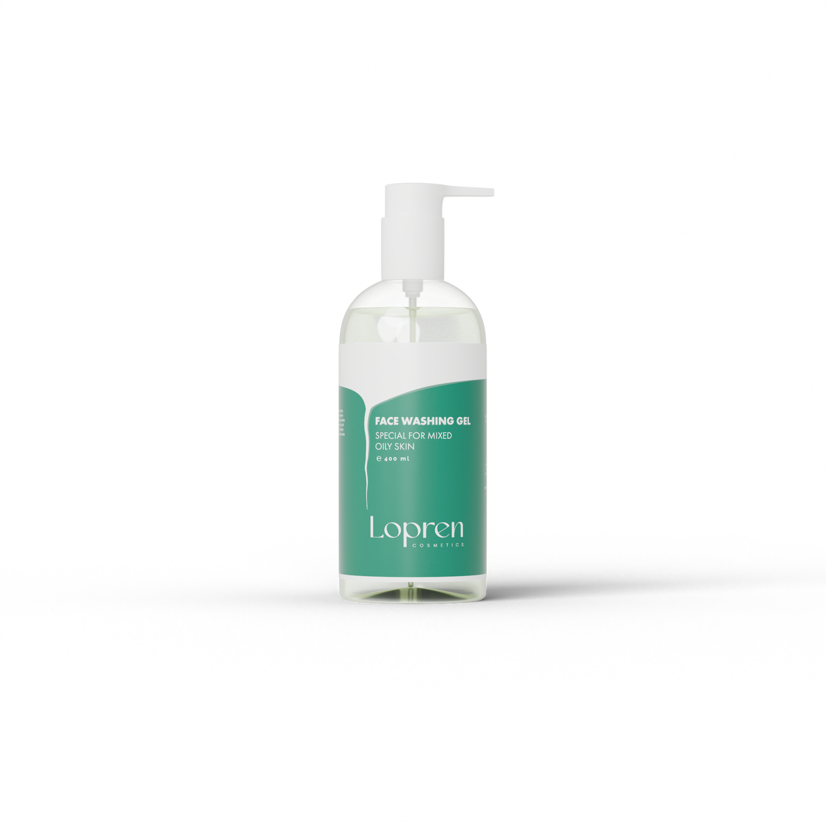Lopren Face Cleansing Gel for Combination and Oily Skin – 400 ML