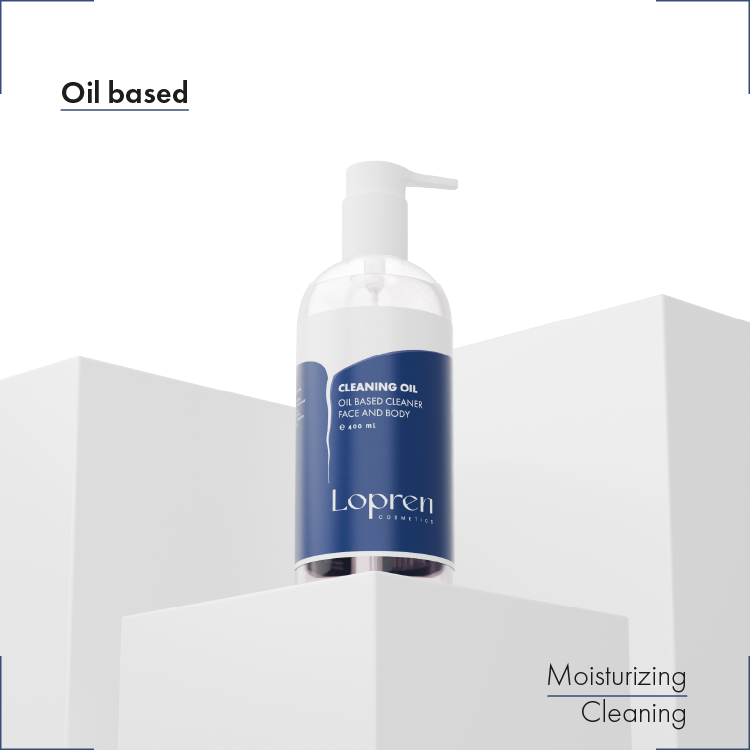 Lopren Oil-Based Cleanser for Face and Body Cleansing Oil 400 ml