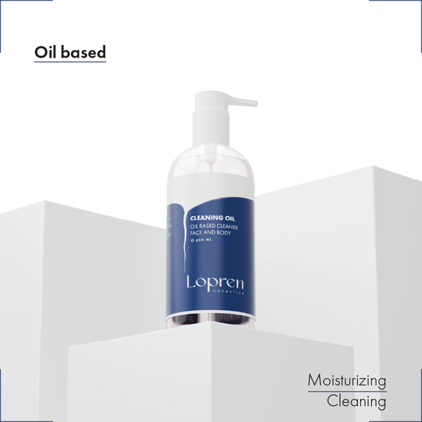 Lopren Oil-Based Cleanser for Face and Body Cleansing Oil 400 ml