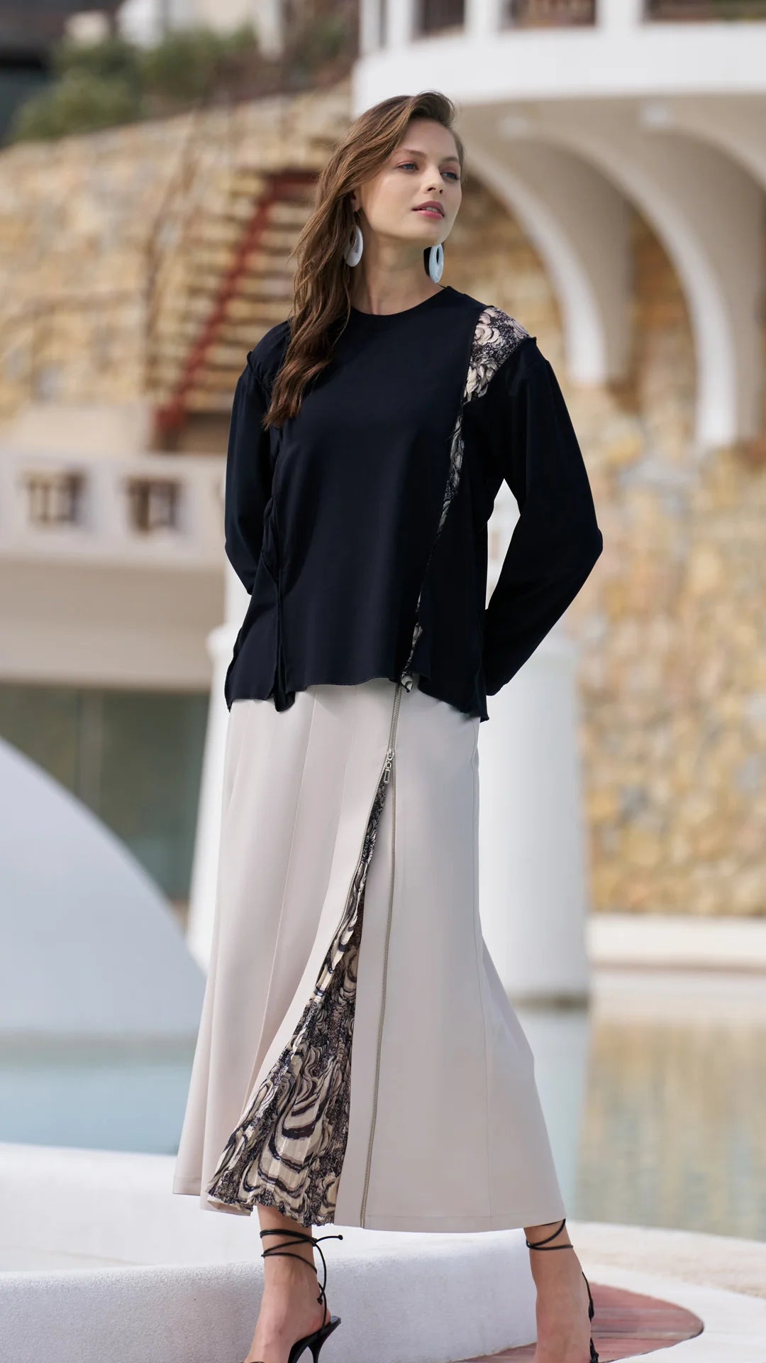 MissWhence 33904 Skirt Stone