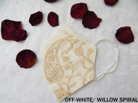 Reusable Face Mask Cover (Petite Size) H: 5.3" W: 5.5"