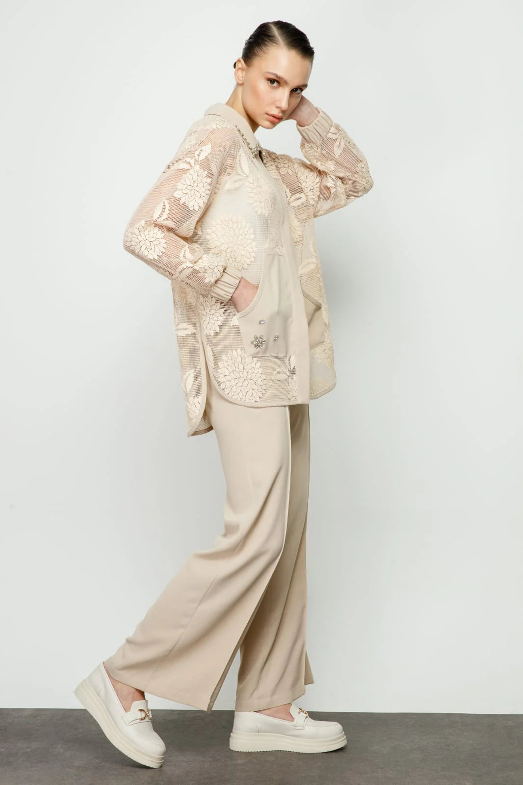 My3 File Detailed Set Beige