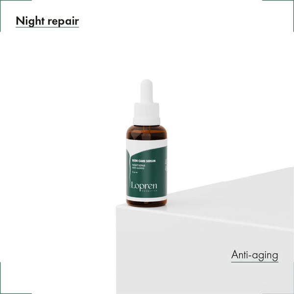 Lopren Night Repair Multi-Formula Anti-Aging Skincare Serum – 30 ml