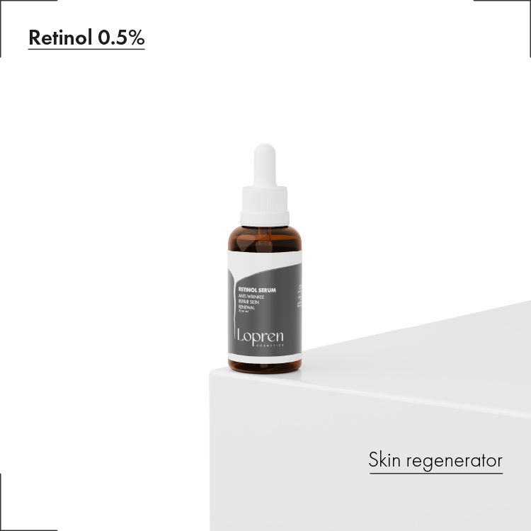 Lopren Retinol Serum – Anti-Wrinkle, Repairing, Skin-Renewing – 30 ml