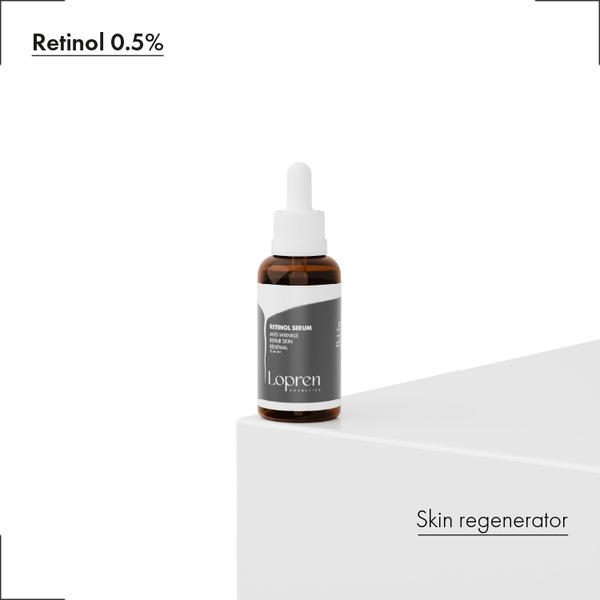 Lopren Retinol Serum – Anti-Wrinkle, Repairing, Skin-Renewing – 30 ml