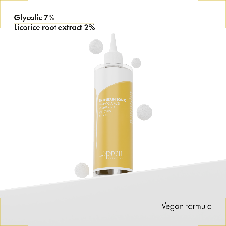 Lopren 7% Glycolic Acid Brightening & Anti-Blemish Tonic – 250 ml