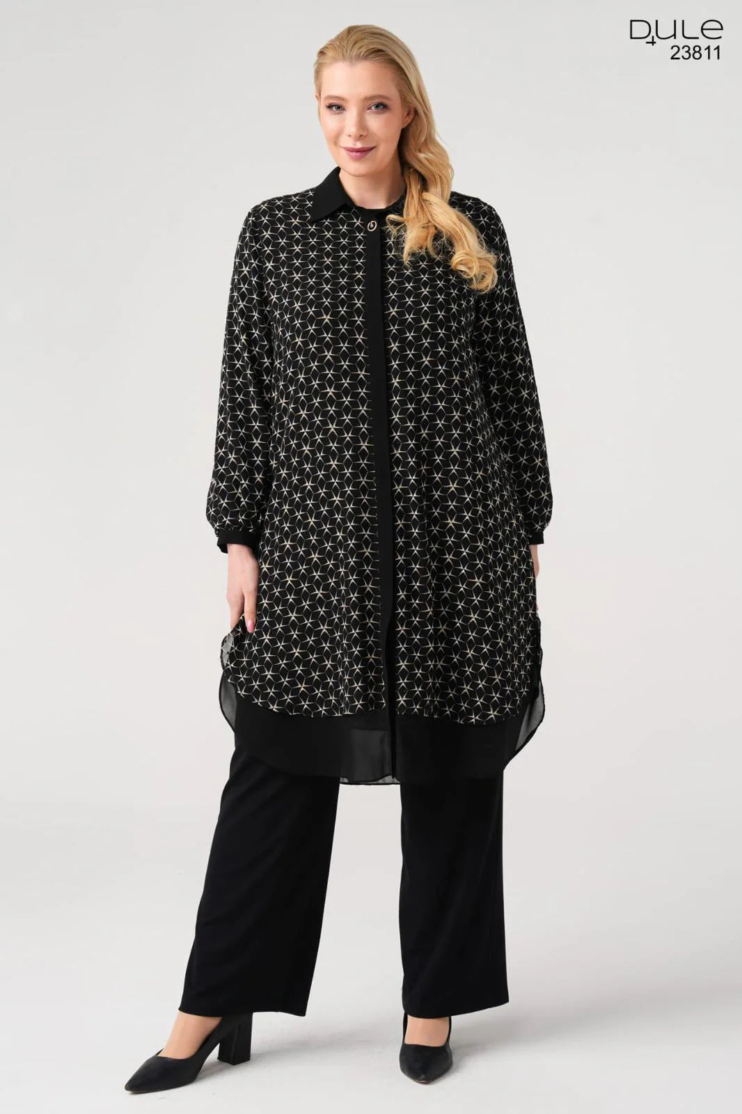 DL 811 Long Shirt Black