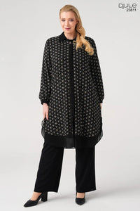 DL 811 Long Shirt Black