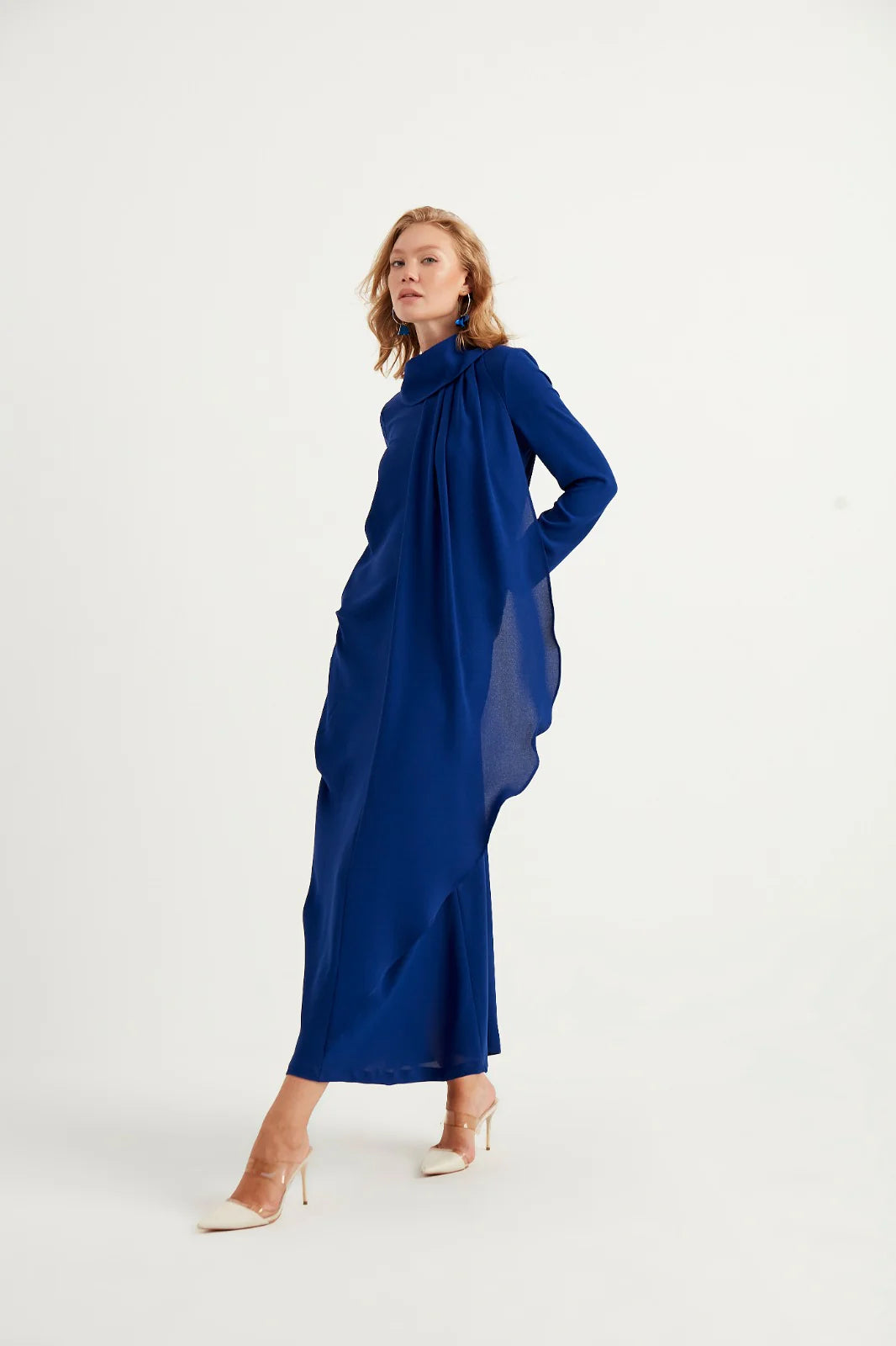 T&D Mariana Dress Sax Blue