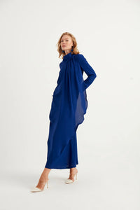 T&D Mariana Dress Sax Blue